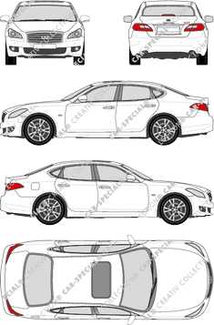 Infiniti M, Limousine, 4 Doors (2012)