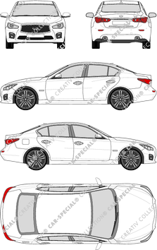 Infiniti Q50 Limousine, aktuell (seit 2014) (Infi_005)