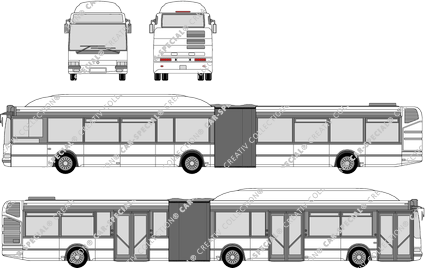 Irisbus Agora, autobús, 3 Doors