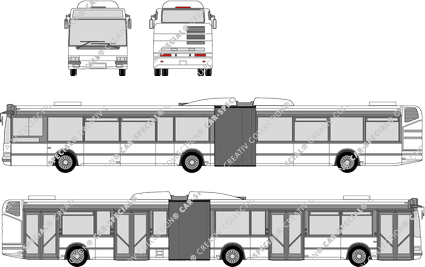 Irisbus Agora, Gelenkbus, 4 Doors