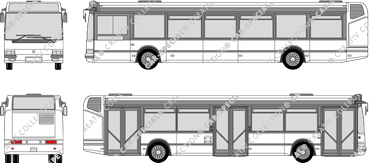 Irisbus Agora, public transit bus, 3 Doors