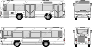 Irisbus GX low-floor midibus (Iris_018)
