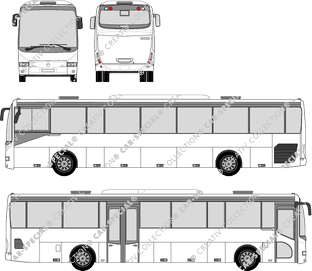 Irisbus Arway dubbele middeldeur, dubbele middeldeur, bus (2006)