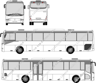 Irisbus Arway double central door, double central door, bus (2006)