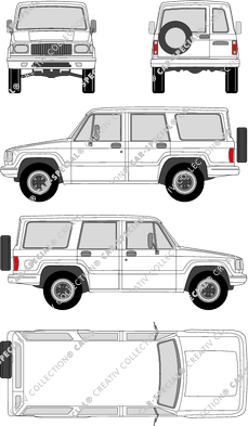 Isuzu Trooper personenvervoer, 1981–1991 (Isuz_006)