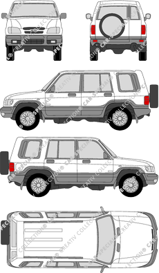 Isuzu Trooper, 1991–2002 (Isuz_008)