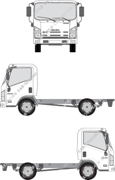 Isuzu N-Serie, Chassis for superstructures, Standard cab, 2 Doors (2006)