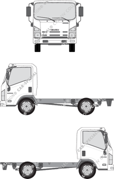 Isuzu N-Serie Chassis for superstructures, from 2006 (Isuz_014)