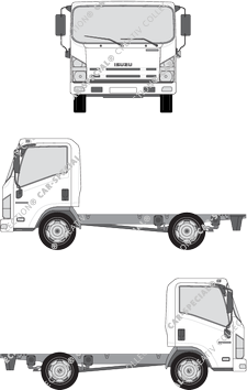 Isuzu N-Serie Chassis for superstructures, from 2006 (Isuz_015)