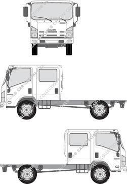 Isuzu N-Serie, Fahrgestell für Aufbauten, Crew Cab, 4 Doors (2006)