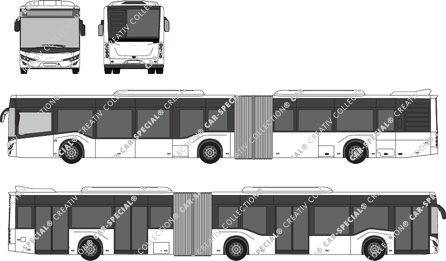 Isuzu Citiport 18, Gelenkbus, 4 Doors (2019)