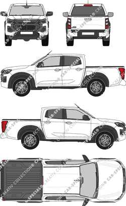 Isuzu D-Max pick-up, current (since 2024) (Isuz_029)