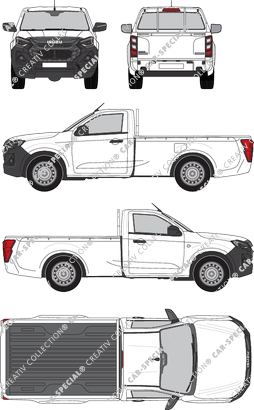 Isuzu D-Max pick-up, current (since 2024) (Isuz_031)