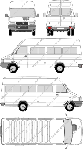 Iveco Daily 35-10, 35-10, Basic, Kleinbus, Hochdach, Radstand kurz (1999)