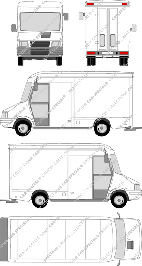 Iveco Daily 35-10, 35-10, Grande, furgone (1999)