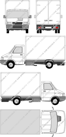 Iveco Daily Kofferaufbau, 1999–2006 (Ivec_008)