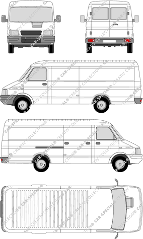 Iveco Daily furgone, 1999–2006 (Ivec_009)