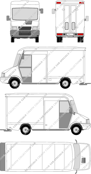 Iveco Daily 35-12, 35-12, furgón (1999)