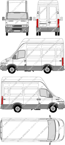 Iveco Daily fourgon, 1999–2006 (Ivec_030)