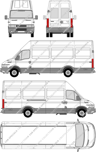 Iveco Daily furgón, 1999–2006 (Ivec_033)
