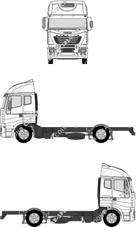 Iveco Stralis AS 190, AS 190, Chassis for superstructures (2002)