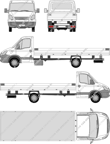 Iveco Daily 45 C, Radstand 4350, Pritsche, Einzelkabine (2006)