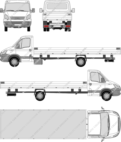 Iveco Daily catre, 2006–2011 (Ivec_059)