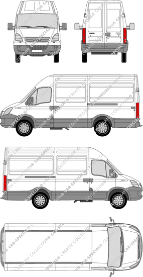 Iveco Daily 35 S, Radstand 3300, van/transporter, roof height 2, 2 Sliding Doors (2006)