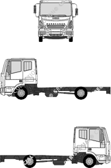 Iveco Eurocargo Chassis for superstructures, 2005–2008 (Ivec_096)