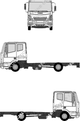 Iveco Eurocargo Fahrgestell für Aufbauten, 2005–2008 (Ivec_096)