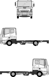 Iveco Eurocargo ML90 E17, ML90 E17, Fahrgestell für Aufbauten, Fernfahrerkabine (2005)