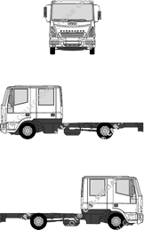 Iveco Eurocargo Chassis for superstructures, 2005–2008 (Ivec_099)