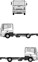 Iveco Eurocargo ML120 E21, ML120 E21, Fahrgestell für Aufbauten, Fernfahrerkabine (2005)