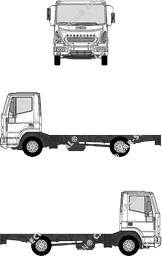 Iveco Eurocargo Chassis for superstructures, 2005–2008 (Ivec_103)