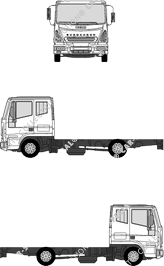 Iveco Eurocargo Chassis for superstructures, 2005–2008 (Ivec_104)