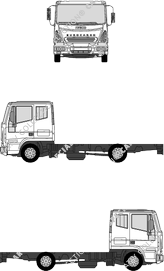 Iveco Eurocargo ML140 EL21, ML140 EL21, Fahrgestell für Aufbauten, Fernfahrerkabine (2005)