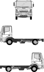 Iveco Eurocargo ML180 E24, ML180 E24, Chasis para superestructuras, cabina (2005)