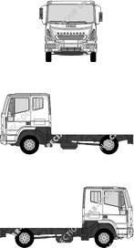 Iveco Eurocargo Fahrgestell für Aufbauten, 2005–2008 (Ivec_110)