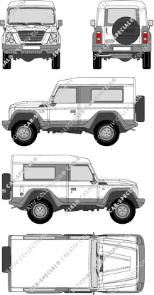 Iveco Massif Station Wagon, Station Wagon, Station wagon, 3 Doors (2009)