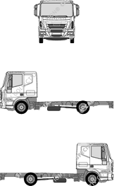 Iveco Eurocargo ML 75 E, ML 75 E, Telaio per sovrastrutture, Fernfahrerkabine (2009)