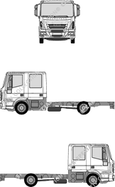 Iveco Eurocargo Chassis for superstructures, 2009–2013 (Ivec_123)