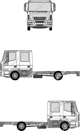 Iveco Eurocargo Fahrgestell für Aufbauten, 2009–2013 (Ivec_123)