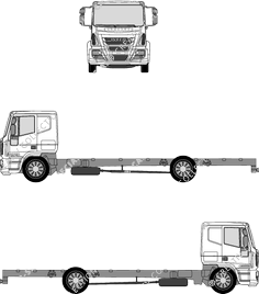 Iveco Eurocargo Chassis for superstructures, 2009–2013 (Ivec_125)