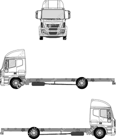 Iveco Eurocargo ML 140 E, ML 140 E, Fahrgestell für Aufbauten, Hochdach, Fernfahrerkabine (2009)