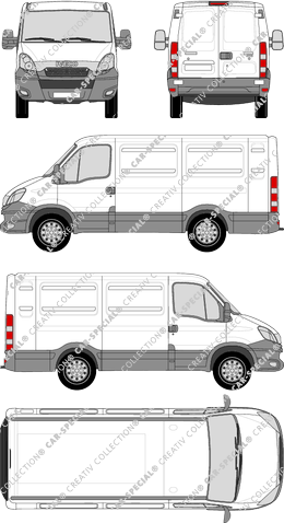 Iveco Daily fourgon, 2012–2014 (Ivec_133)