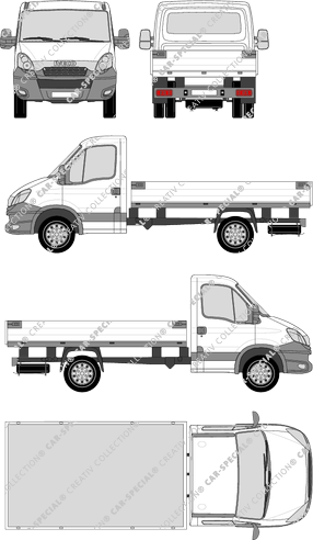 Iveco Daily, Pritsche, 3450, Einzelkabine (2012)