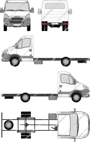 Iveco Daily Fahrgestell für Aufbauten, 2012–2014 (Ivec_192)