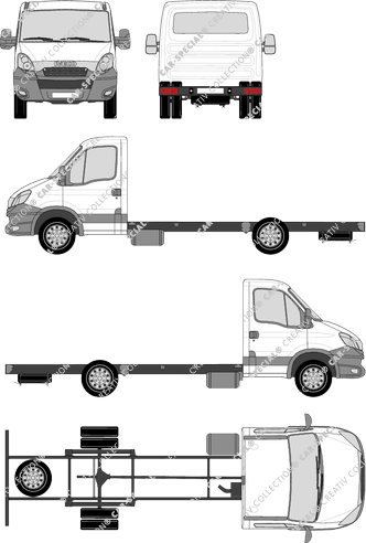 Iveco Daily Fahrgestell für Aufbauten, 2012–2014 (Ivec_193)