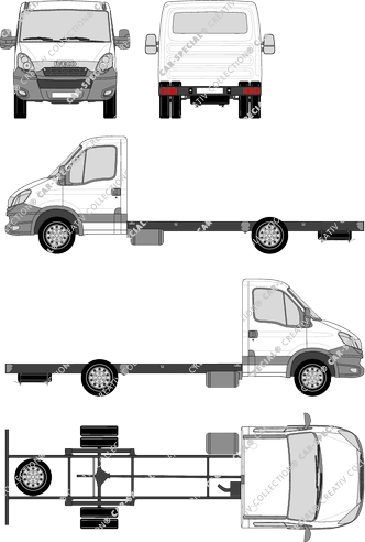 Iveco Daily Châssis pour superstructures, 2012–2014 (Ivec_193)