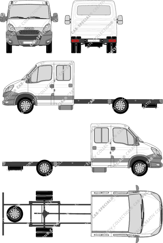 Iveco Daily Telaio per sovrastrutture, 2012–2014 (Ivec_197)